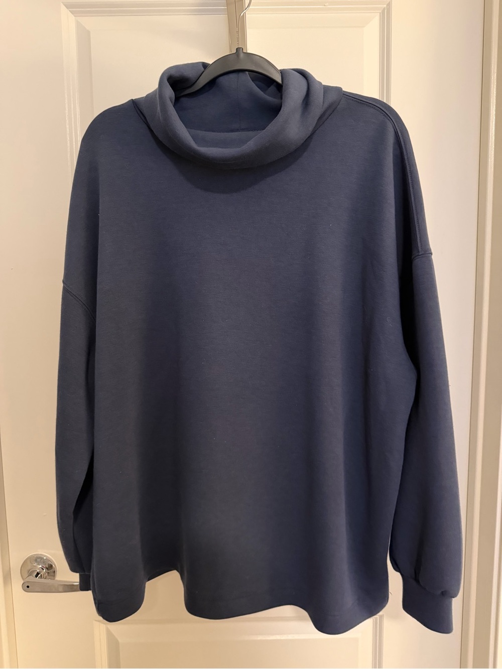 Old Navy Women's Navy Cowl Neck Sweatshirt